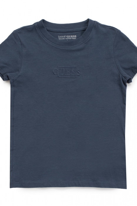 Tricou Copii, Guess, Albastru inchis, Bumbac 100%, 6/7 ani [2]