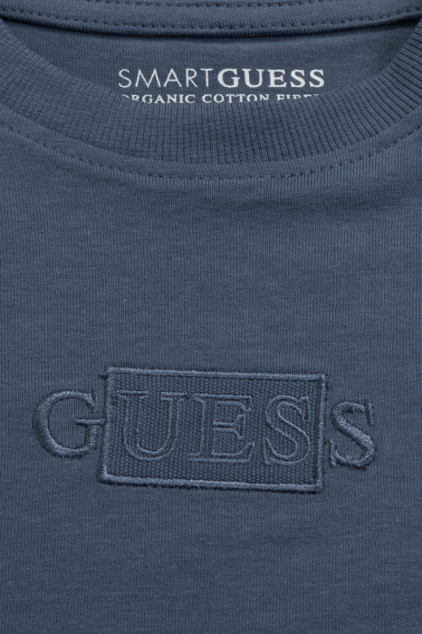 Tricou Copii, Guess, Albastru inchis, Bumbac 100%, 6/7 ani [3]