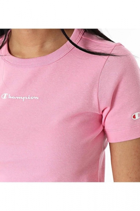 Tricou Crop Dama, Champion, Bumbac, Mini Logo [3]