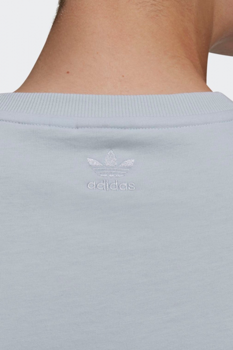 Tricou Dama, Adidas Originals, Gri albastrui, Bumbac [4]