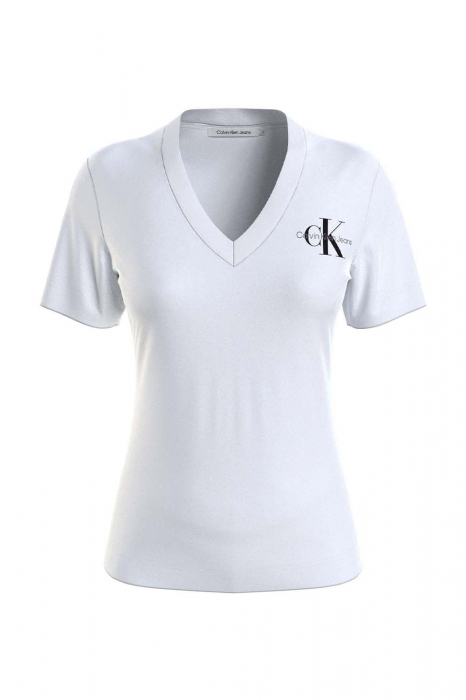 Tricou Dama, Calvin Klein Jeans, V-Neck, Bumbac [5]