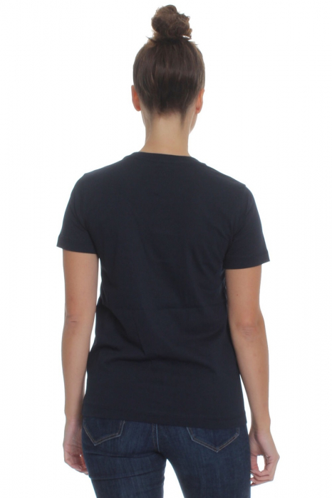 Tricou Dama, Logo, Champion, Albastru inchis, Bumbac, L [2]