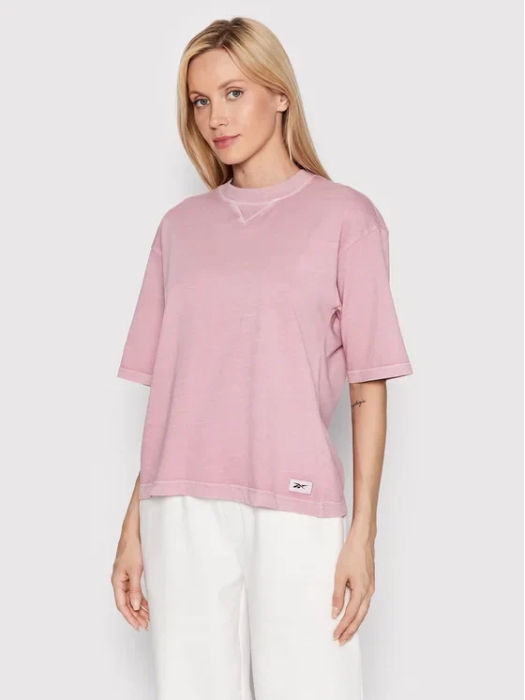 Tricou Dama, Reebok, Roz, Bumbac, CL RBK ND BOXY TEE [2]