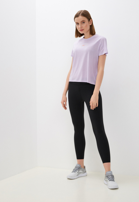 Tricou Dama, Reebok, Supremium Tee, Mov Deschis [4]