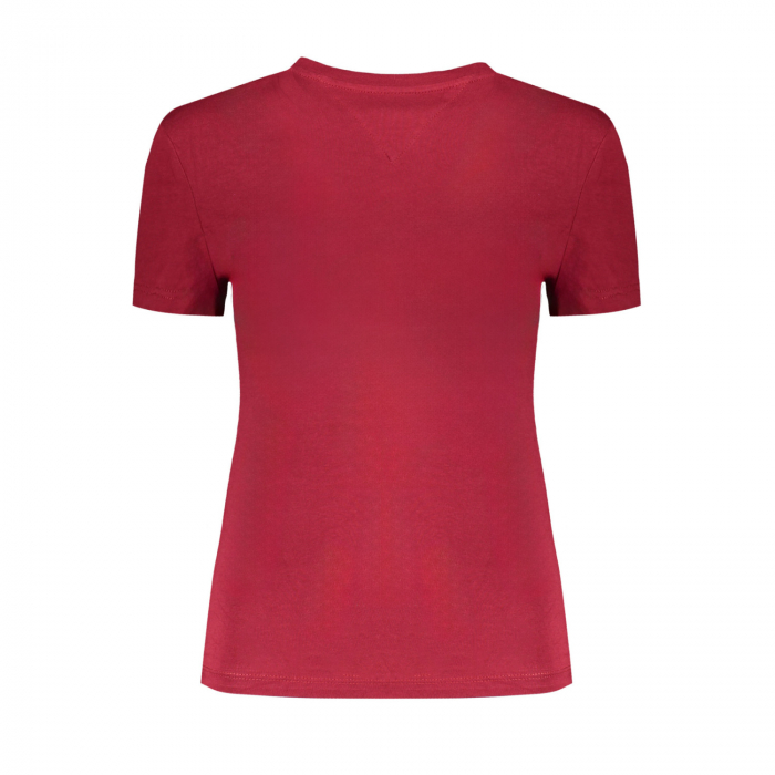 Tricou Dama, Tommy Hilfiger, Decolteu la baza gâtului, Bumbac [5]