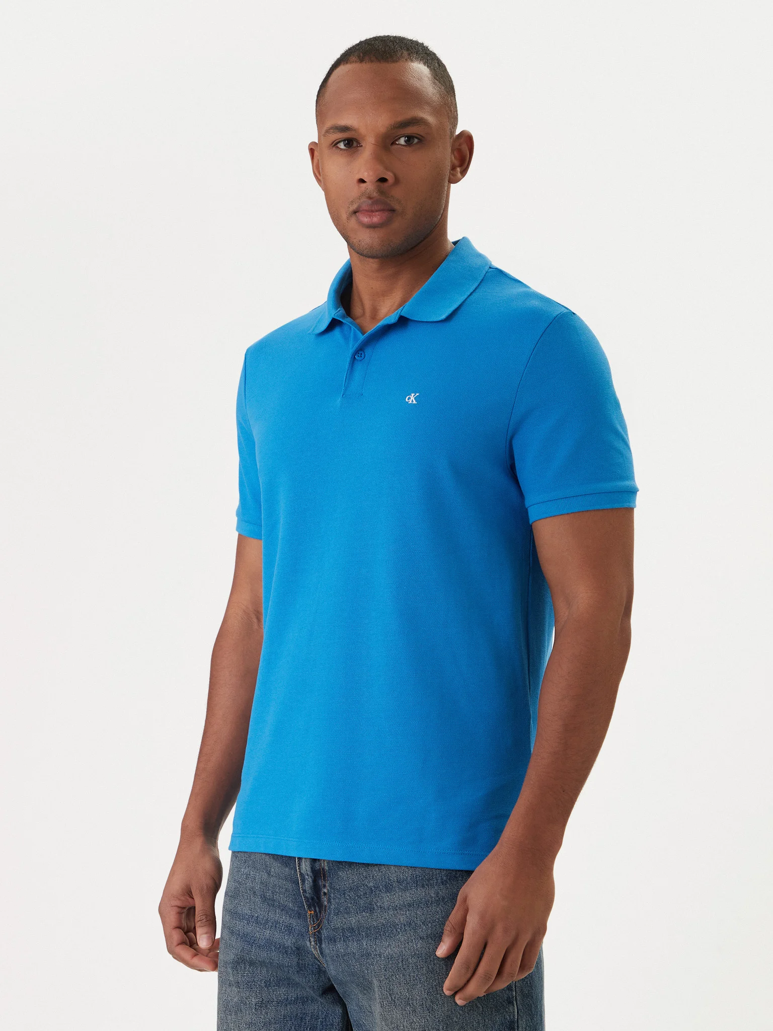 Tricou polo bărbați, Calvin Klein, Bumbac, Mini Logo [2]