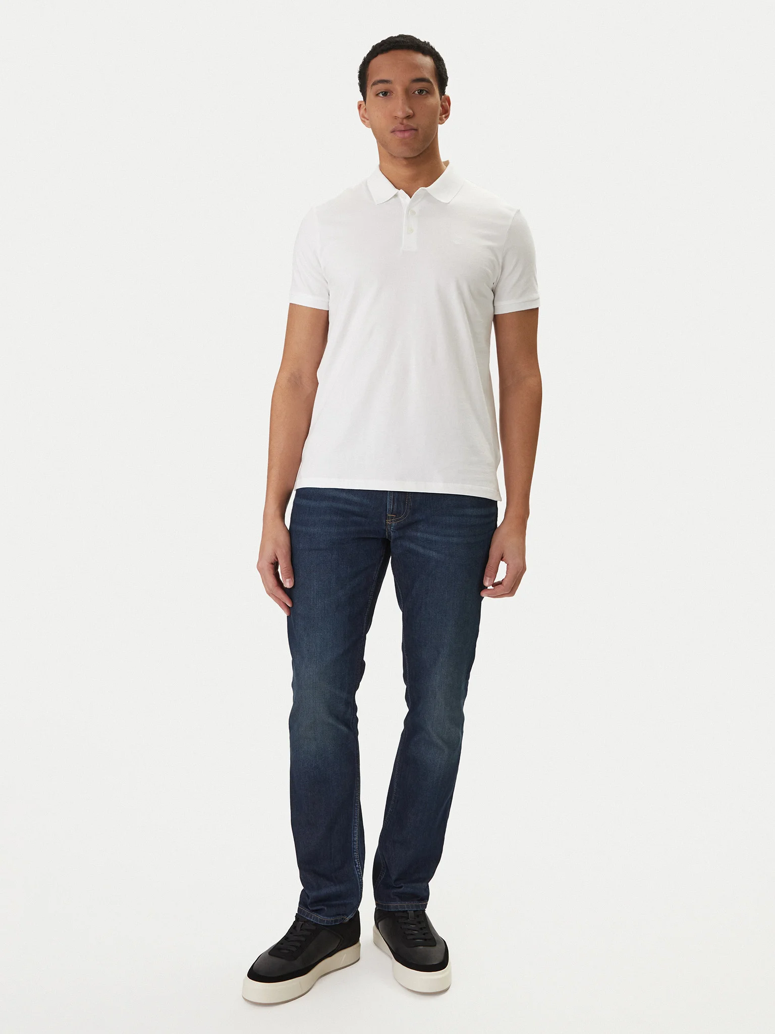 Tricou polo bărbați, Calvin Klein Jeans, Bumbac, Logo Brodat [3]