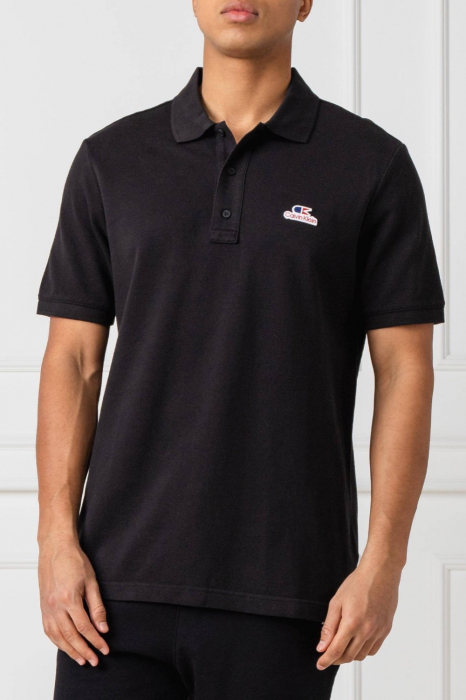 Tricou polo barbati, Calvin Klein, Bumbac, Logo Brodat [3]
