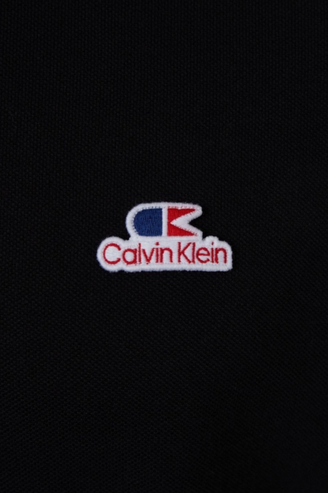 Tricou polo barbati, Calvin Klein, Bumbac, Logo Brodat [7]