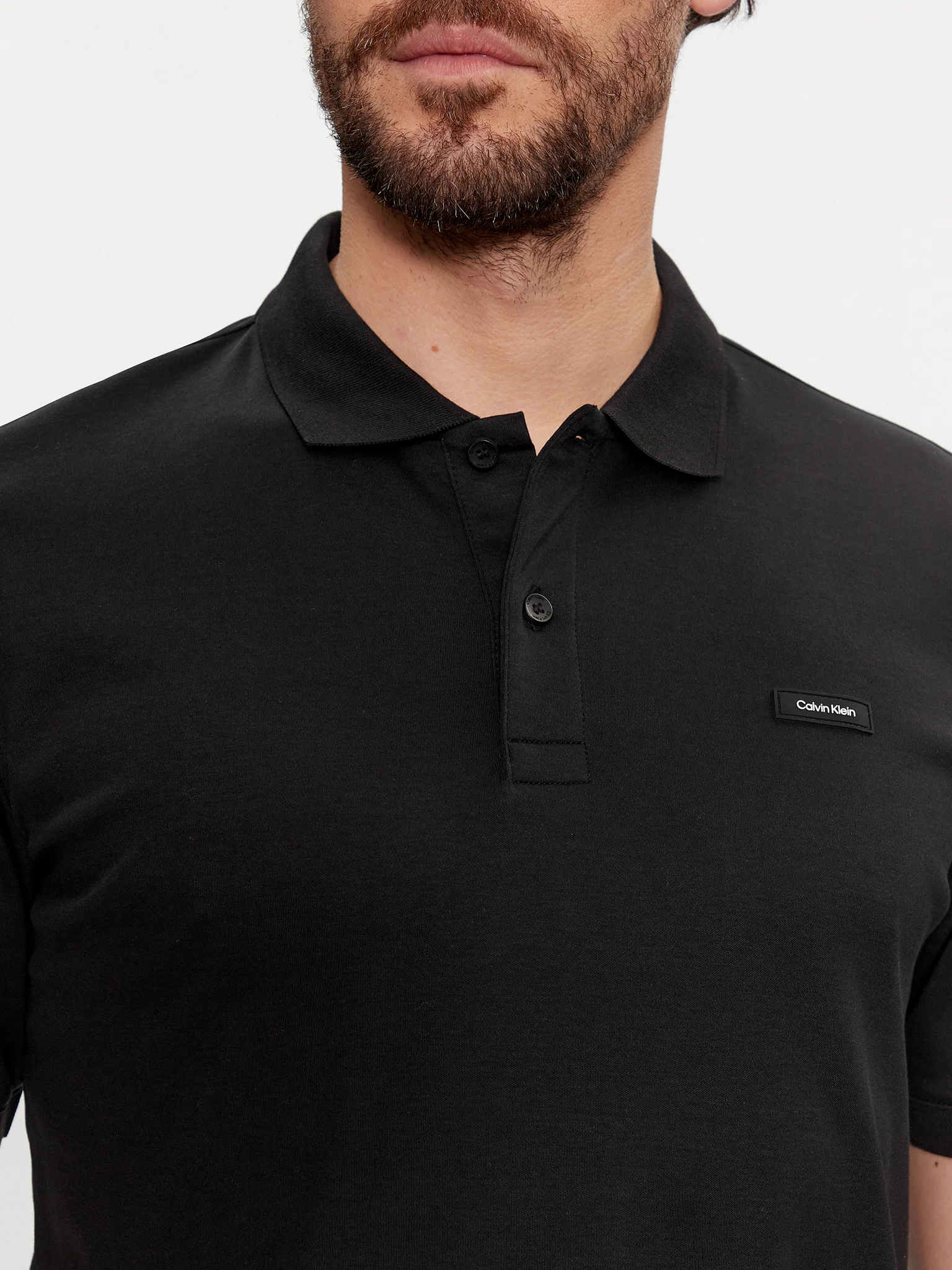 Tricou polo bărbați, Calvin Klein, Negru, Regular Fit [4]