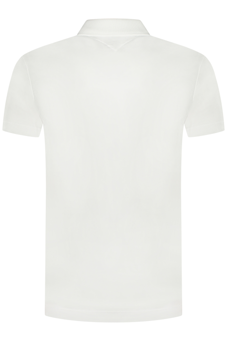 Tricou polo barbati, Tommy Hilfiger, Alb, Logo Brodat, Bumbac [5]