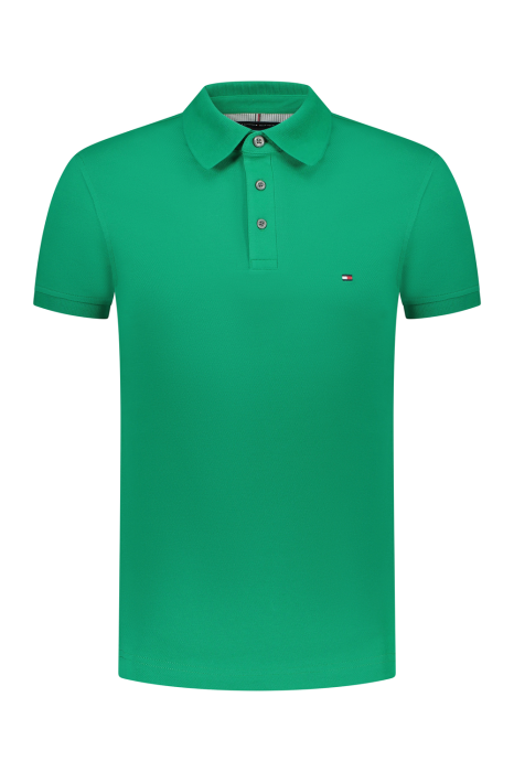 Tricou polo barbati, Tommy Hilfiger, Verde, Bumbac, Logo Brodat [1]