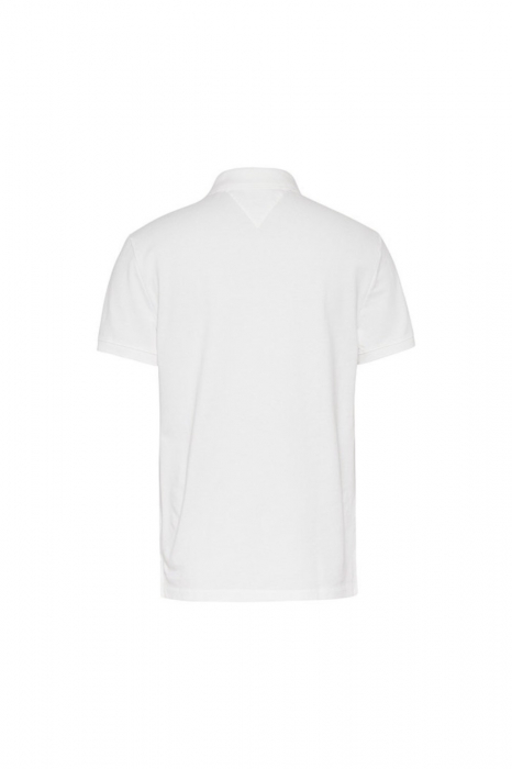 Tricou polo Barbati, Tommy Jeans, Alb, Bumbac organic [2]