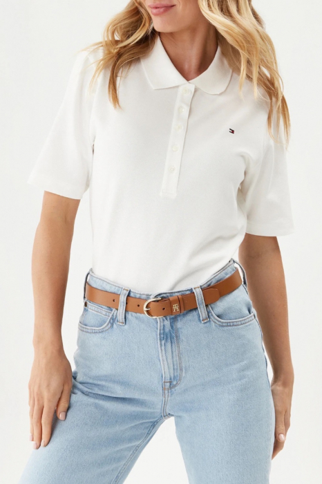 Tricou Polo Dama, Tommy Hilfiger, Alb, Bumbac [1]