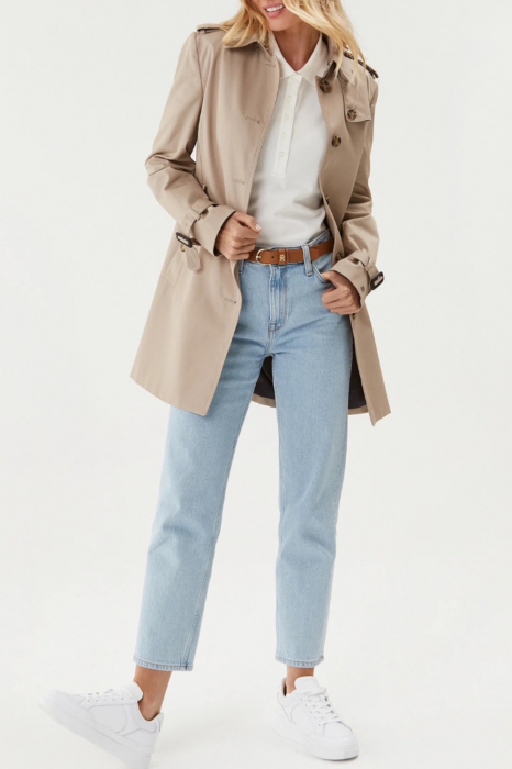 Tricou Polo Dama, Tommy Hilfiger, Alb, Bumbac [4]