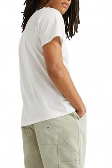 Tricou Tommy Hilfiger Jeans Essential - DM0DM16405-YBR Alb XL INTL [2]