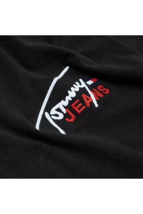 Tricou Bărbați, Tommy Hilfiger Jeans, Graphic Signature, Negru, L INTL [4]