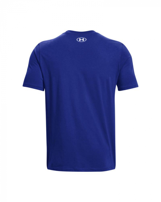 Under Armour, Tricou Bărbați, Cu imprimeu logo, Pentru Fitness, Albastru [6]