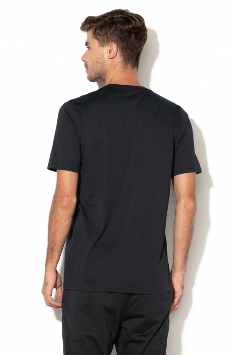 Under Armour, Tricou cu imprimeu logo pentru fitness, GL Foundation, Negru [2]