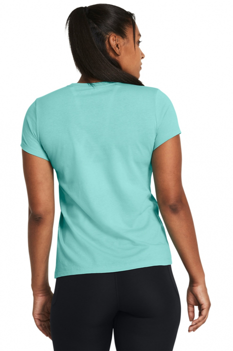 Under Armour, Tricou Dama, Cu imprimeu logo, Sportstyle Rival, Verde pal [2]