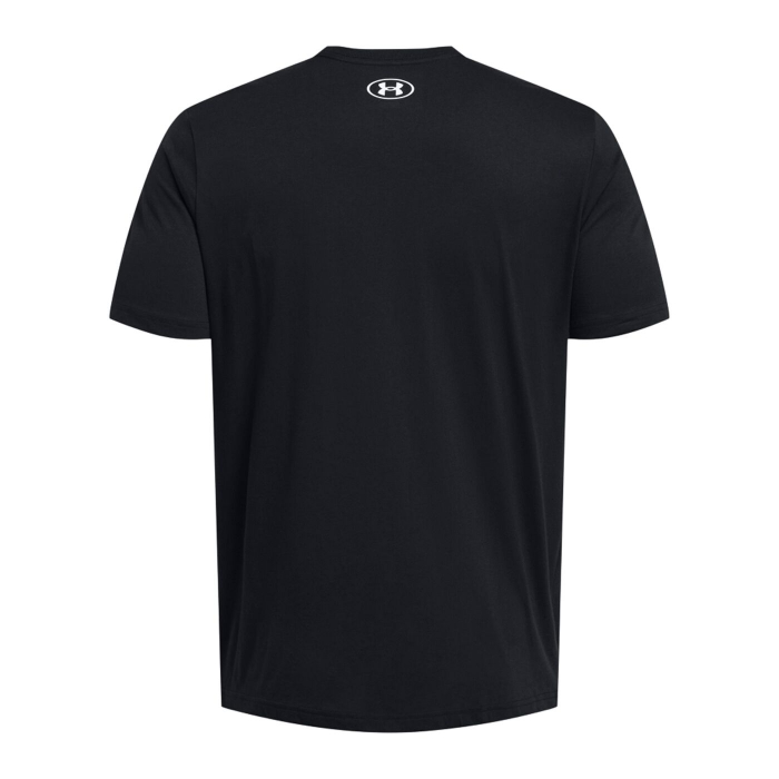 Under Armour, Tricou din amestec de bumbac, Cu imprimeu logo, Negru [5]