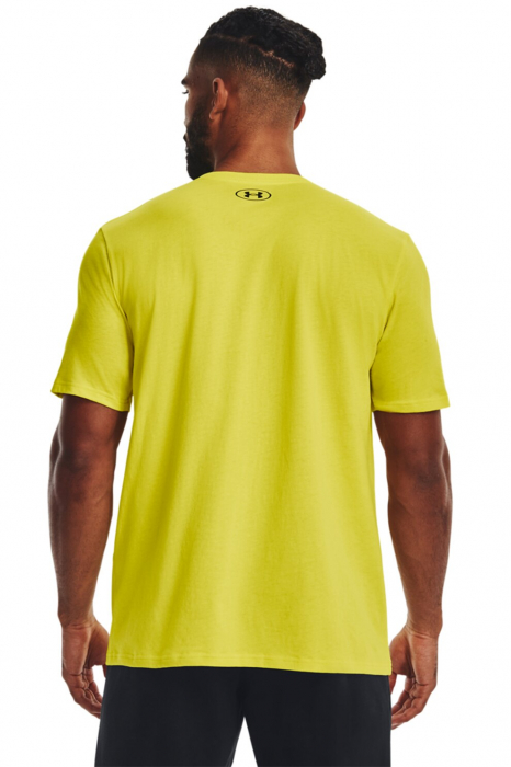 Under Armour, Tricou Bărbați, Lejer cu logo, Pentru antrenament, Team Issue Wordmark, Galben, M [2]