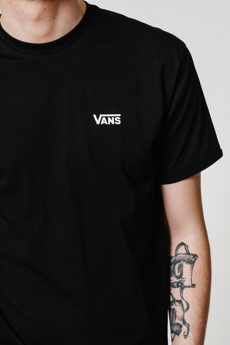 Vans, Tricou Bărbați, Regular fit, Din bumbac cu detaliu logo, Negru, M [5]