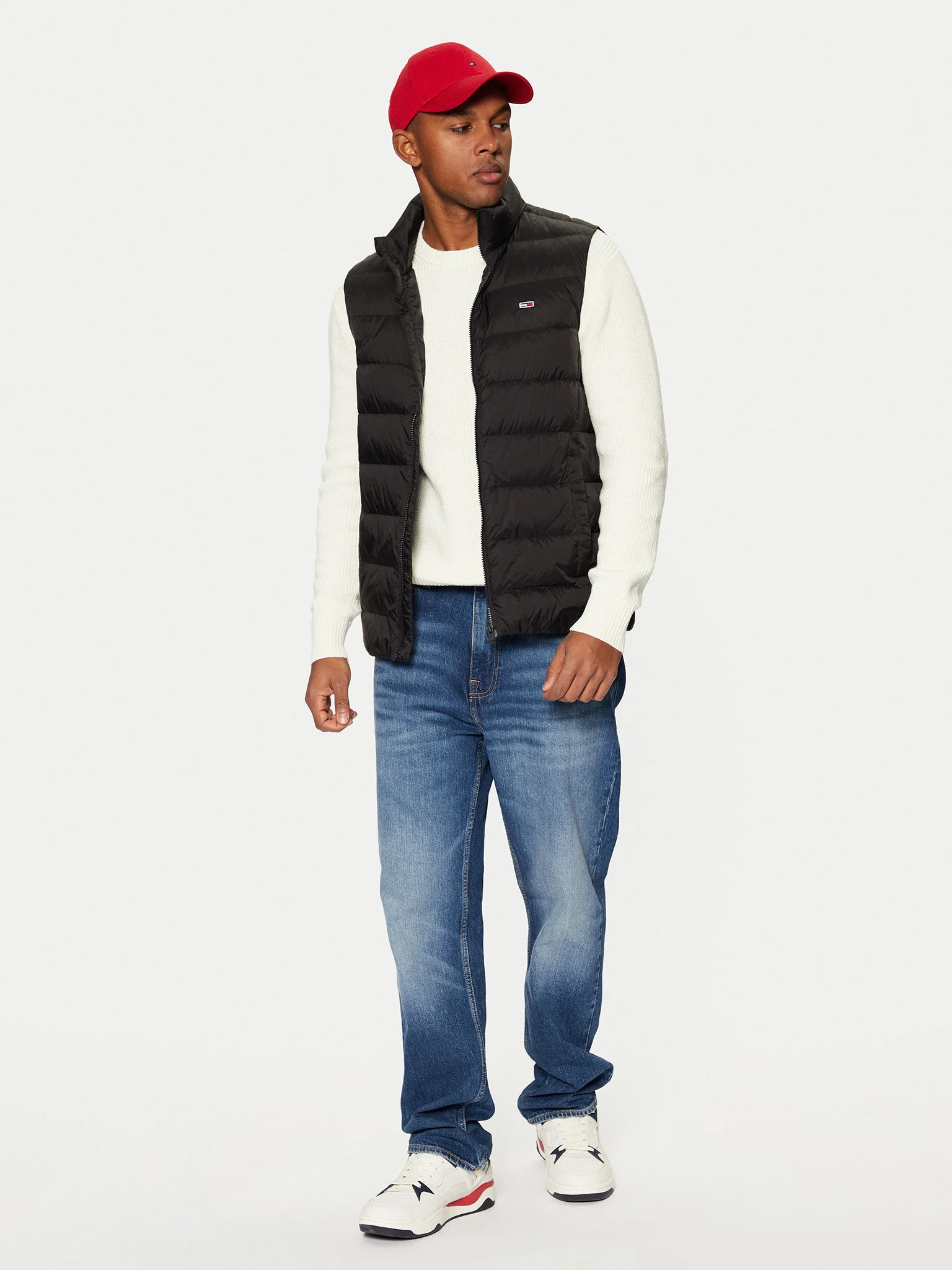Vesta Barbati, Tommy Jeans, Negru, Puf de ratǎ [3]
