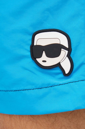 Pantaloni scurți de baie, Karl Lagerfeld, Albastru deschis, Mini Logo [2]