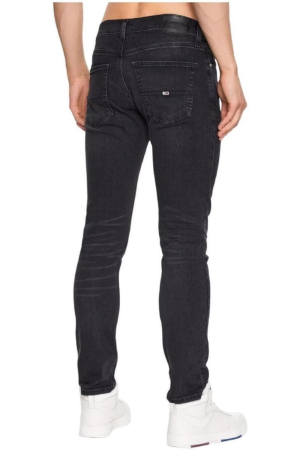 Blugi Barbati, Tommy Hilfiger, Negru, Denim, Slim [2]