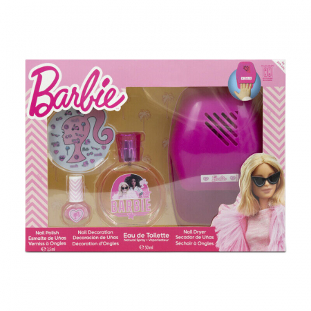 Barbie, Apa de toaleta 50 ML + Set de manichiura + Uscător de ojă [5]