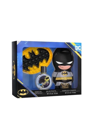 Parfumuri - Batman, Parfum EDT 50 ml + Sampon/Gel de duș 400 ml (2 în 1) + Jucărie Pop It