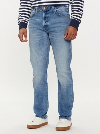 Blugi - Blugi Barbati, Lee, Albastru, Denim, Relaxed Fit