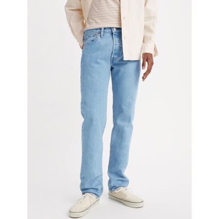 Blugi - Blugi Bărbați, Levi's, Albastru Deschis, 501 Slim