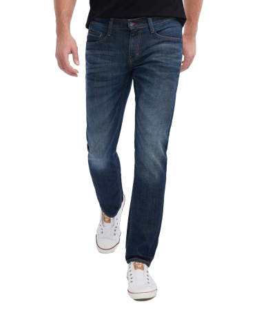 Blugi Bărbați, Mustang, Albastru Închis, Slim Fit [5]