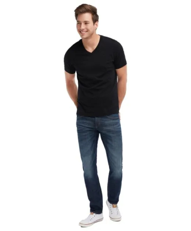 Blugi Bărbați, Mustang, Albastru Închis, Slim Fit [4]