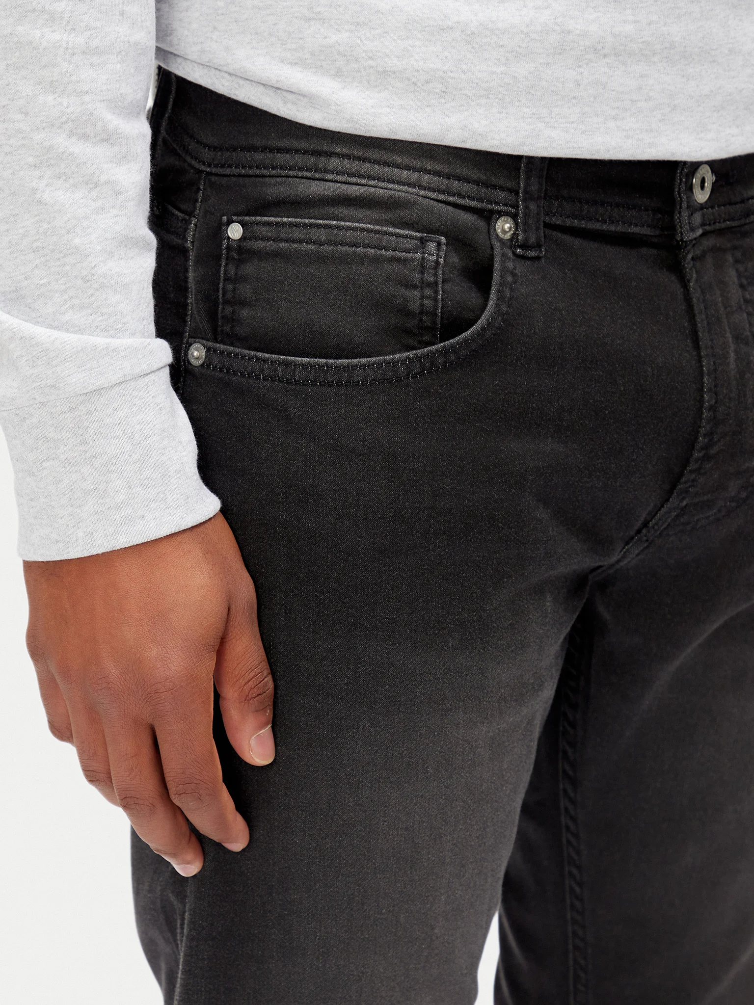 Blugi Bărbați, Pepe Jeans, Negru, Slim Fit [3]