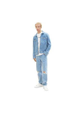 Blugi Bărbați, Tom Tailor, Albastru, Straight Fit [4]