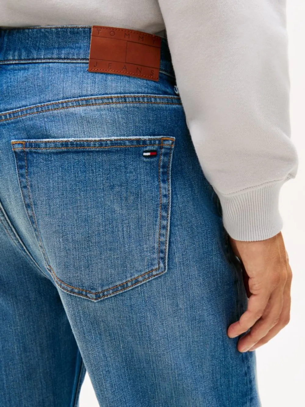 Blugi Bărbați, Tommy Jeans, Albastru, Regular Fit [3]