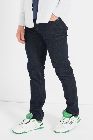 Blugi Bărbați, Tommy Jeans, Slim Fit, Albastru închis, Bumbac [3]