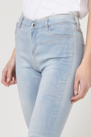 Blugi Dama, GAS, Albastru Deschis, Denim, Imprimeu Floral [2]