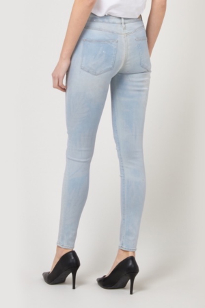 Blugi Dama, GAS, Albastru Deschis, Denim, Imprimeu Floral [1]