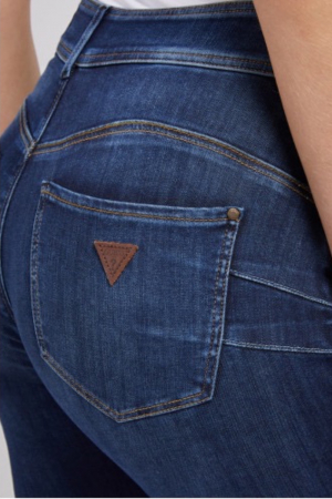 Blugi Dama, Guess, Cu talie înaltă, Albastru, Skinny, W32/L29 [3]