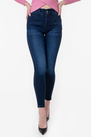 Blugi Dama, Guess, Denim, Albastru, Skinny, Logo, Talie Inalta [1]