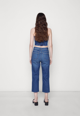 Blugi Dama, Marks & Spencer, Albastru, Straight Crop [2]