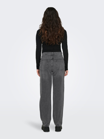 Blugi Dama, Only, Gri, Straight Fit [3]