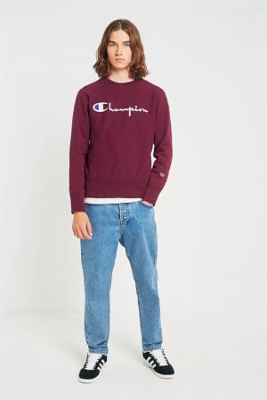 Bluza Bărbați, Champion, Bumbac, Logo Printat [3]