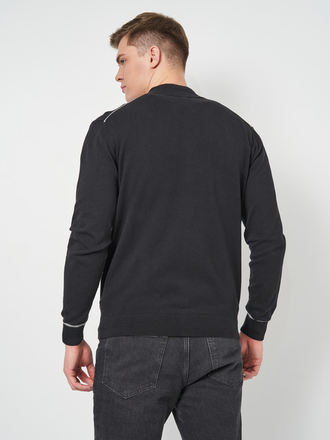 Bluza Barbati, Guess, Neagra, Bumbac organic, Cu fermoar [1]