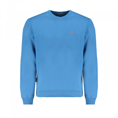 Bluze - Bluza Bărbați, Napapijri, Albastru, Bumbac Organic, Mini Logo