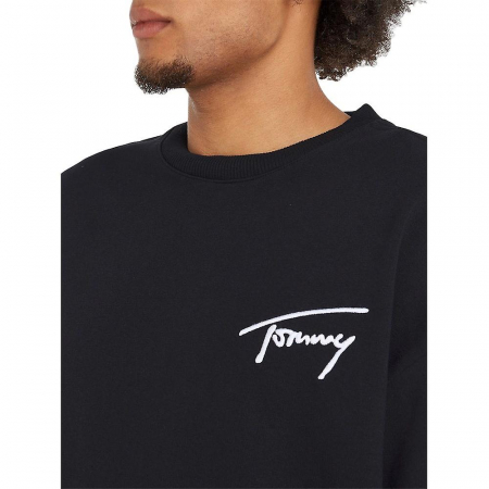 Bluza Barbati, Tommy Hilfiger, Logo Brodat, Negru, M [2]